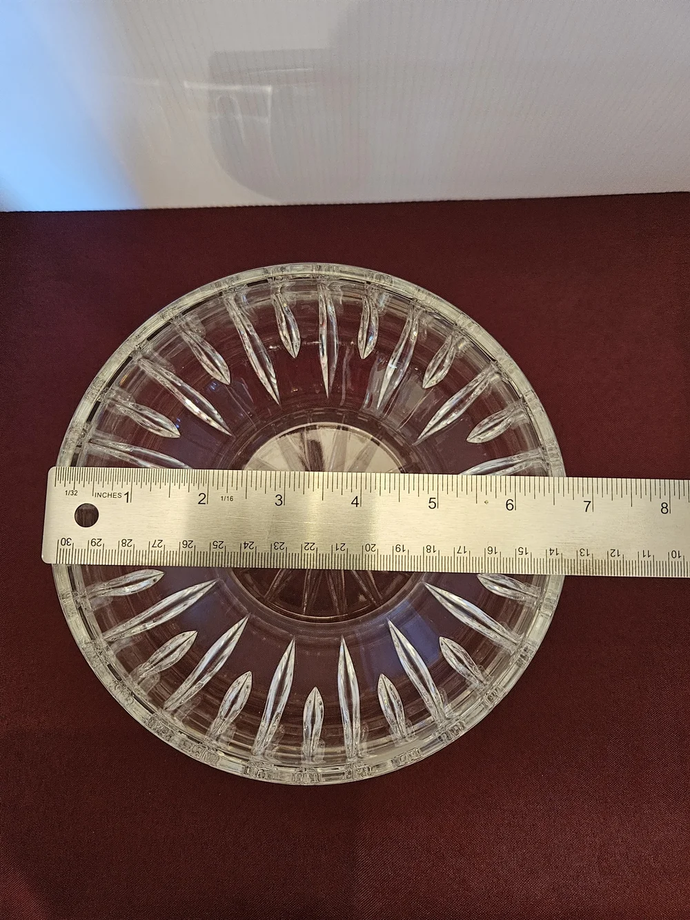 Vintage Noble Excellence Clear Lead Crystal Bowl